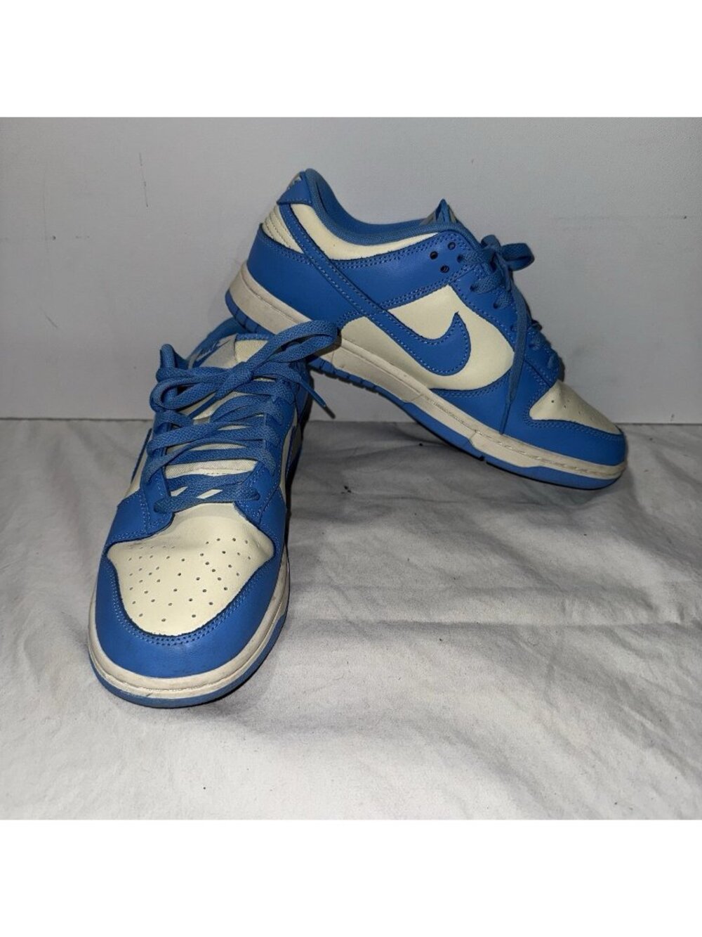 Nike Dunk Low University Blue UNC DV0833-113 Men’s Size 8.5 White Blue